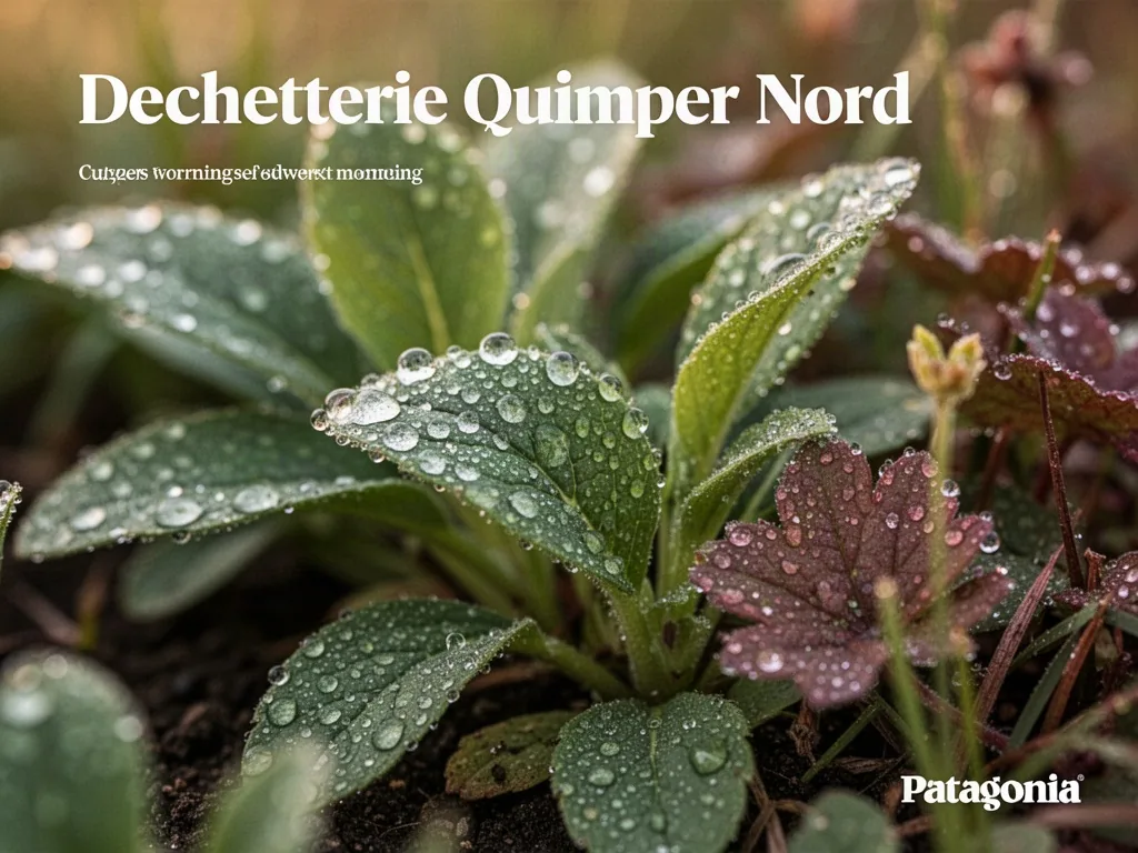 Bennes de tri sélectif alignées dans la déchetterie de Quimper Nord